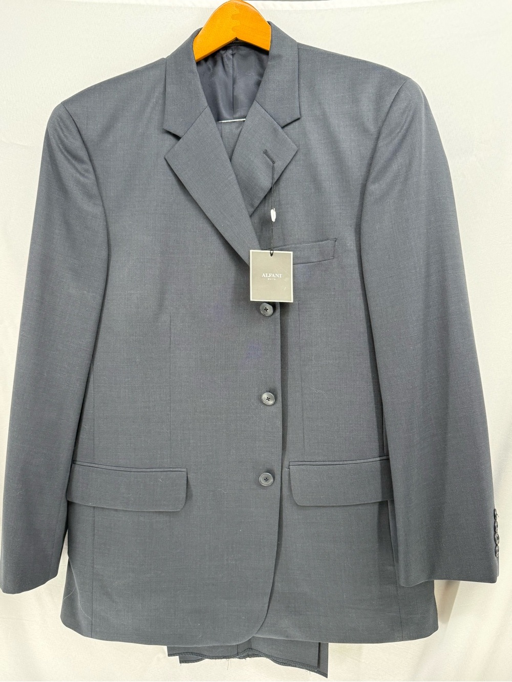 NWT Alfani Men's Gray Single-Breasted Blazer